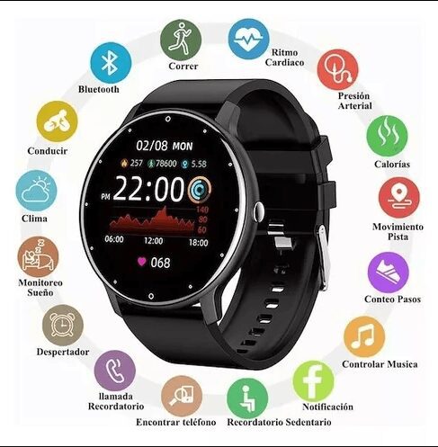 smartwatch zl02d 128 notificaciones - Imagen 2