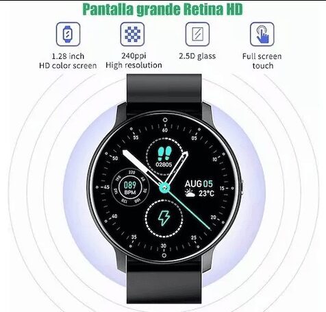 smartwatch zl02d 128 notificaciones - Imagen 5