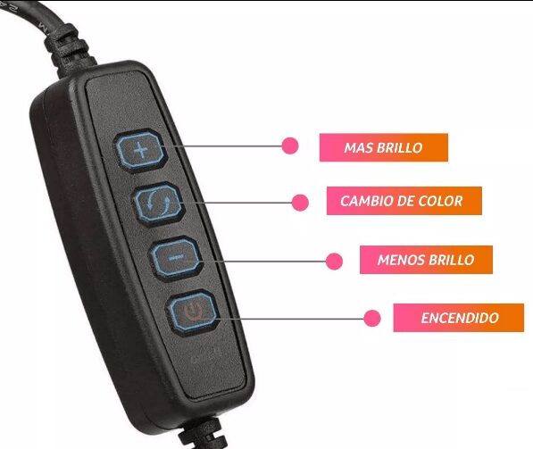 Aro De Luz Led 26 Cm Con Trípode 2 Metros Aura Mobile - Imagen 4