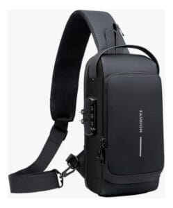 Morral Bandolera Antirrobo Candado Usb Impermeable Bolso