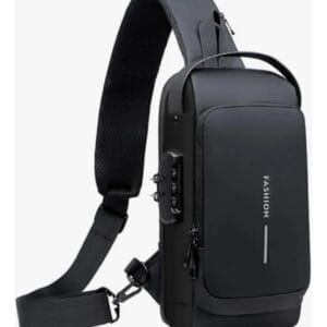 Morral Bandolera Antirrobo Candado Usb Impermeable Bolso