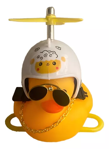 Patito Deco Auto Bicicleta Moto Casco Manubrio Con Luz - Imagen 5