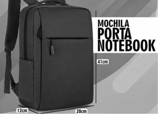 Mochila Urbana División Porta Notebook 15,6 Y Usb - Imagen 5