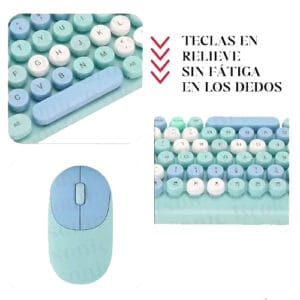 Teclado Y Mouse  Pc Inalámbrico Tablet