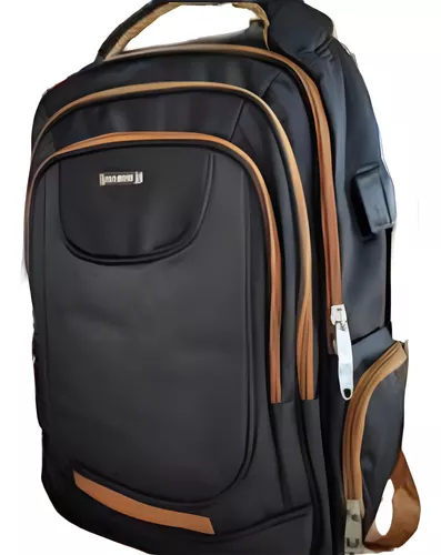 Mochila Reforzada P Notebook Puerto Usb + Salida Auriculares
