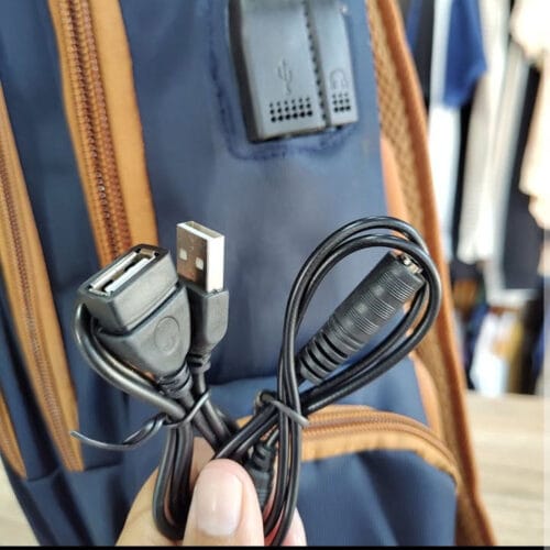 Mochila Reforzada P Notebook Puerto Usb + Salida Auriculares - Imagen 3