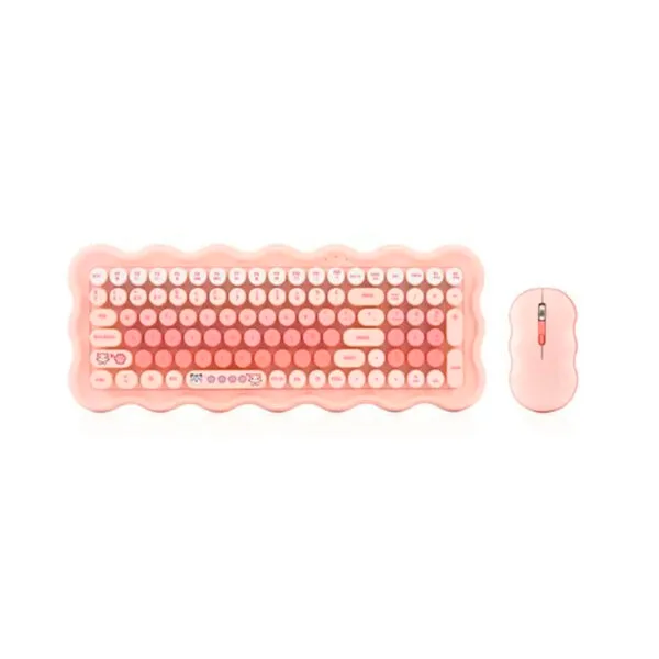 Combo Kit Teclado Y Mouse Inalámbrico Ergonomico