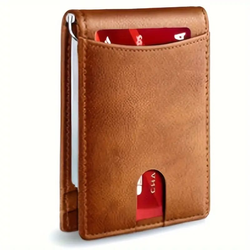 Billetera moderna de cuero sintético con protección RFID. - Imagen 5