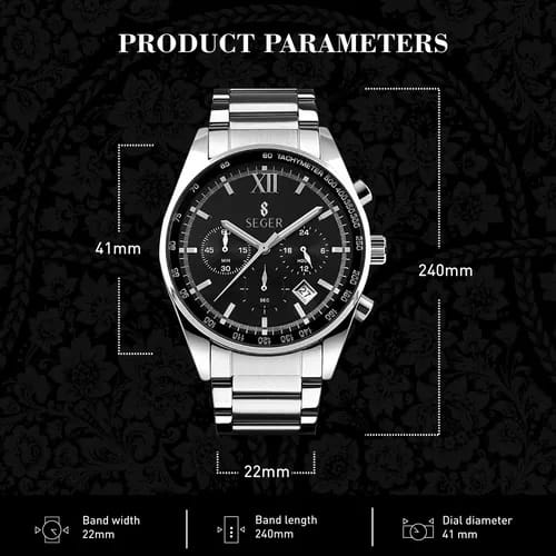 Reloj Seger  – Elegante, resistente - Imagen 5
