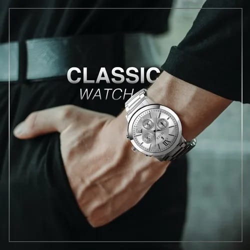 Reloj Seger plateado clásico - Imagen 7