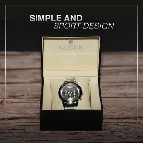 Reloj Seger plateado clásico - Imagen 2