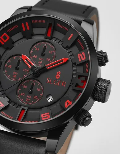 Reloj Deportivo Seger  Analogico Fecha Cronometro - Imagen 3